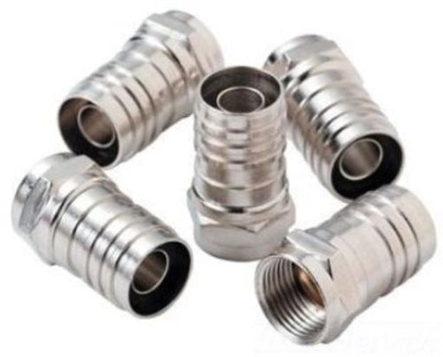 CONN F RG6 HEX CRIMP 10-PACK (PA9677)