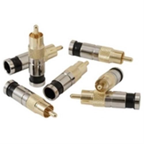 CONN RG6/6Q RCA COMPR 10-PK 10-PK (PA9714)
