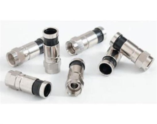 CONN RG6/6Q BNC COMPR 10-PK 10-PK (PA9715)