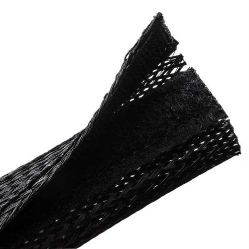 Flame Retardant Hook & Loop Braided Sleeving (170-03155)