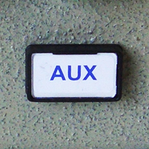 Plastic rectangular legend base (596-00191)