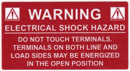 Pre-Printed Solar Label (596-00233)
