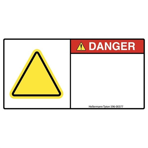 Pre-Printed Signal Word Label (596-00377)