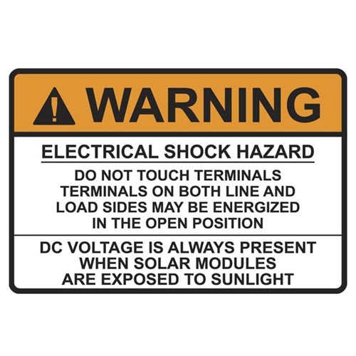 Solar Label (596-00496)
