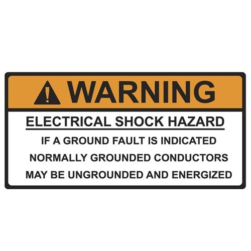 Solar Label (596-00498)
