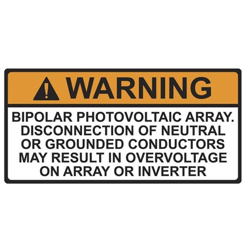 Solar Label (596-00590)