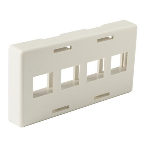 Modular Furniture Faceplate 4 Port (FPFURN4-FW)