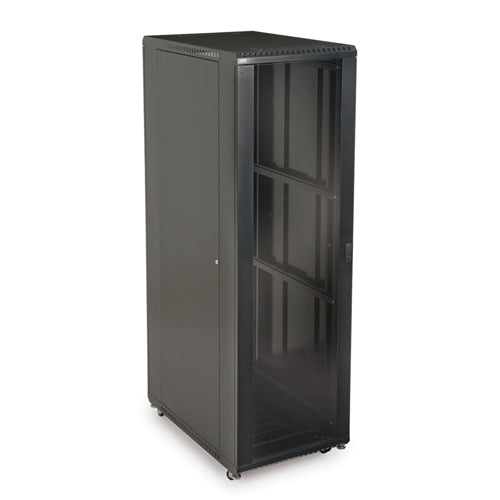 42U LINIER Server Cabinet - Glass/Vented Doors - 36" Depth (3100-3-001-42)