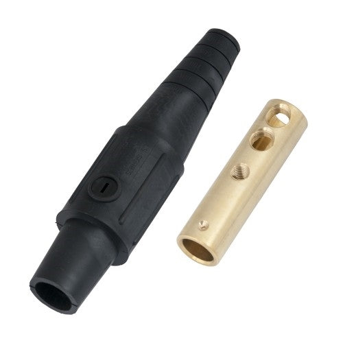 CLS Series Inline Single Pin Connector (400A /  600V) #2 - 2/0 AWG Female - Black (A) (CLS20FB-A)