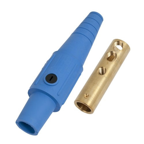 CLS Series Inline Single Pin Connector (400A /  600V) #2 - 2/0 AWG Female - Blue (D) (CLS20FB-D)