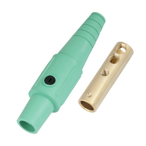 CLS Series Inline Single Pin Connector (400A /  600V) #2 - 2/0 AWG Female - Green (E) (CLS20FB-E)