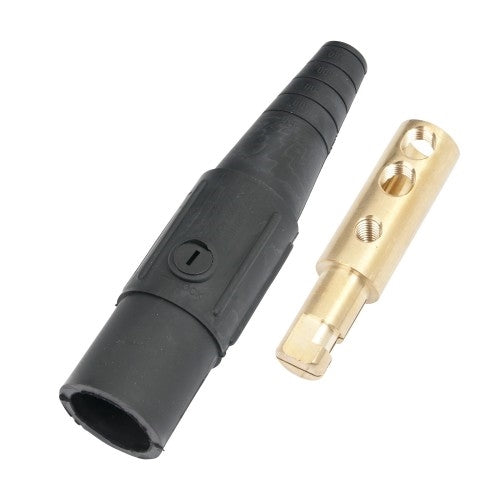CL Series Inline Single Pin Connector (400A / 600V) #2 - 2/0 AWG Male - Black (A) (CLS20MB-A)