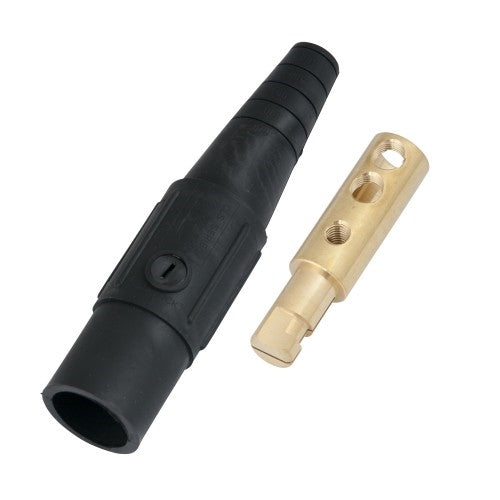 CLS Series Inline Single Pin Connector(400A / 600V) 2/0 - 4/0 AWG Male - Black (A) (CLS40MB-A)