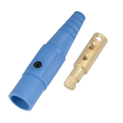 CLS Series Inline Single Pin Connector(400A / 600V) 2/0 - 4/0 AWG Male - Blue (D) (CLS40MB-D)