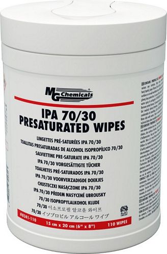 IPA 70/30 PRESATURATED WIPES - LINT FREE (mg_8241-110)