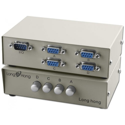 DATA SWITCH BOX 9 PIN/4-WAY (ABM-9-4)