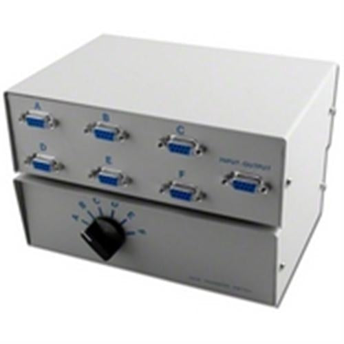 DATA SWITCH BOX 9 PIN/6-WAY (ABM-9-6)
