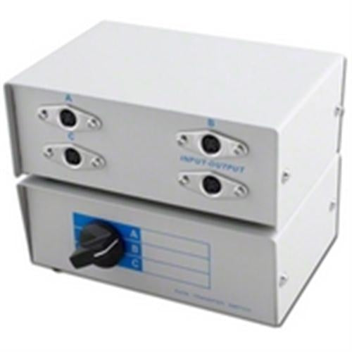 DATA SWITCH BOX MiniDin4 3-WAY (ABM-MD4-3)
