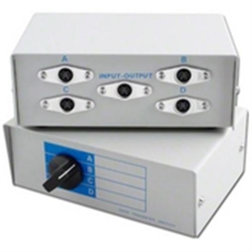 DATA SWITCH BOX MiniDin4 4-WAY (ABM-MD4-4)