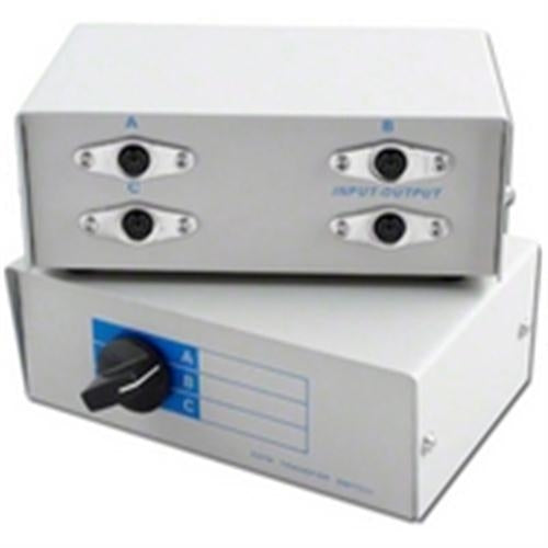 DATA SWITCH BOX MiniDin6 3-WAY (ABM-MD6-3)