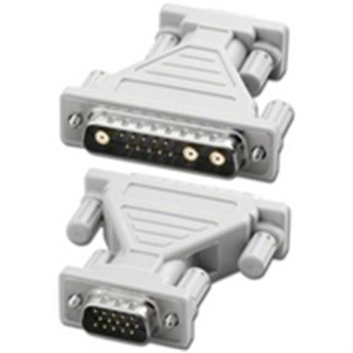 13W3 MALE TO VGA HD15 MALE ADAPTOR (AD-D13W3MH15M)