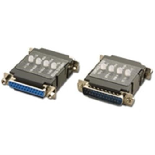 RS232 LOOP BACK TESTER (4 LEDS) (AD-D25LP)