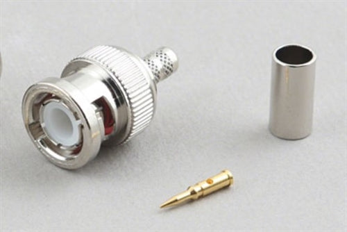 FOR RG58/U 3-PC CRIMP PLUG DIE CAST (BNC-3822)