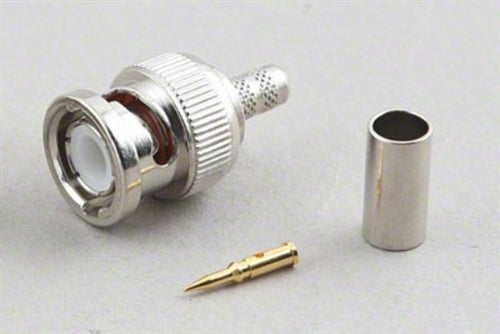 FOR RG58C/U 3-PC CRIMP PLUG DIE CAST (BNC-3822-C)