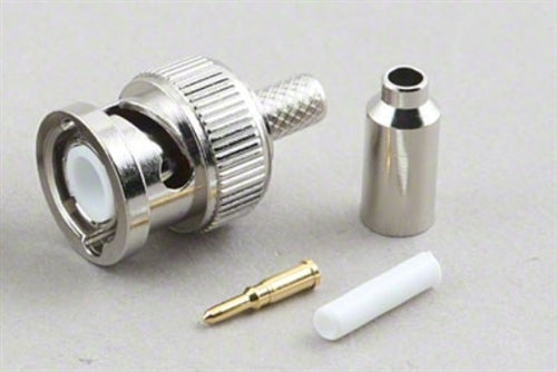 FOR RG-174/U 3pc CRIMP PLUG (BNC-7028)