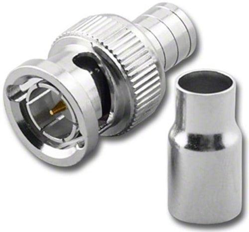 FOR RG-59 75 Ohm 2-PIECE CRIMP PLUG (BNC-7071-75)