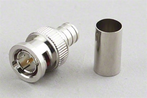 FOR BELDEN 8281 2pcs 75 Ohm CRIMP PLUG (BNC-7076-75)