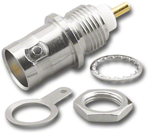 BNC CHASSIS MOUNT JACK TEFLON INSULATION (BNC-7194T)
