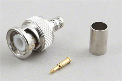 FOR RG59/U MACHINED 3-PIECE CRIMP (BNC-7821)