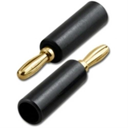 Banana Plug Screw Typ Gold 6 Clove OD 4mm BK (BNN-0806)
