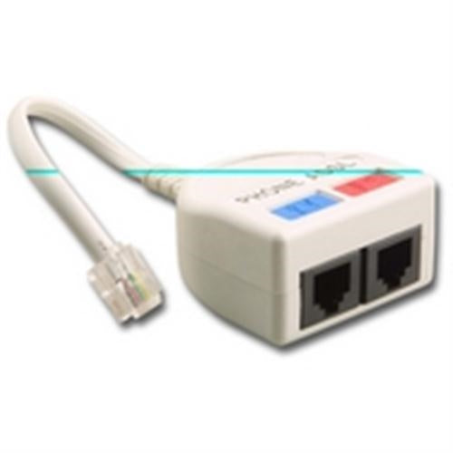 SPLIT-T VOICE/DATA ADSL MICROFILTER (DC-101T-6DSL)
