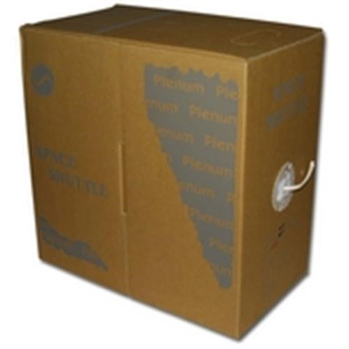 CAT5 SOLID TEFLON 4pr WHITE CABLE (DC-558WH1000-LT)