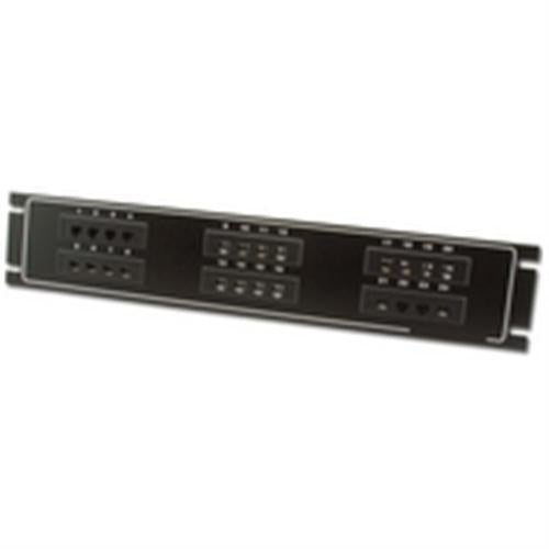 MODULAR PATCH PANEL 24PORTS 6P4C JACK (DC-PP-24P-4C-USOC)