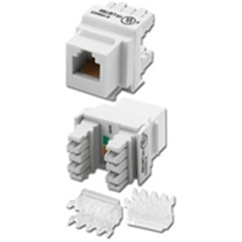 CAT4 110 BACK TERM MOD JACK USOC WHITE (DC-VC4-K6-WH)