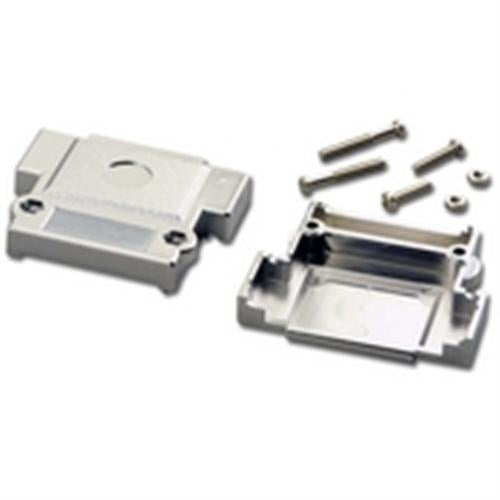 METALIZED HOOD 4 DB25 RIBBON CONNECTOR (DN-25CF)