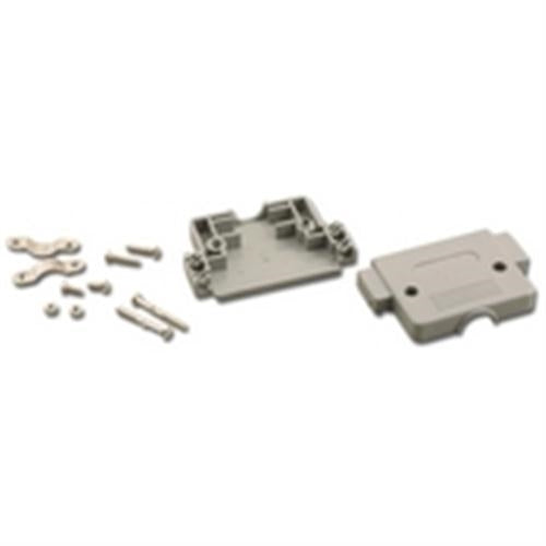 PLASTIC 50PIN D-SUB HOOD W/METAL CLAMP (DP-50C)