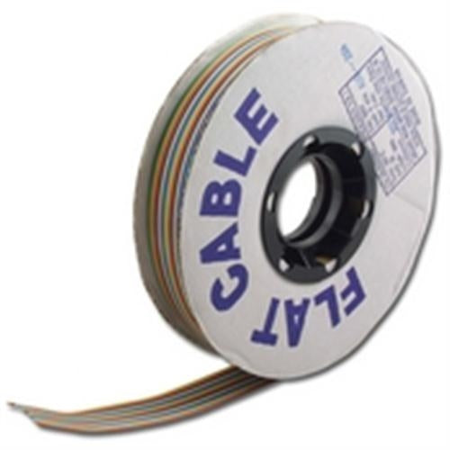 FLAT CABLE 25C 1.27MM 28AWG RAINBOW 100FT (F28-A25RB)