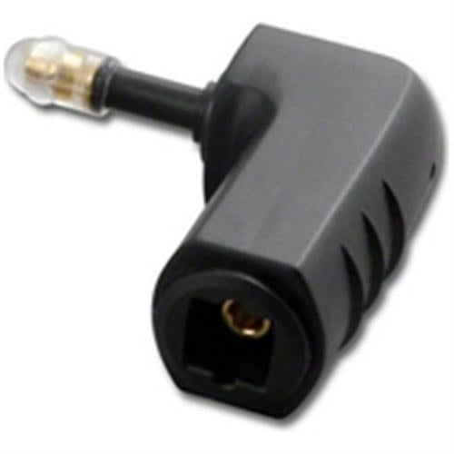 FIBER 3.5 PLUG TO TOSLINK JACK Rt ANGLE (FOA-AUD35MTFR)