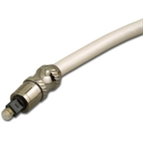 AUDIO FIBER 1M OD 8.0mm WHITE TSLK/TSLK (FOP-AUDT2-1WH)