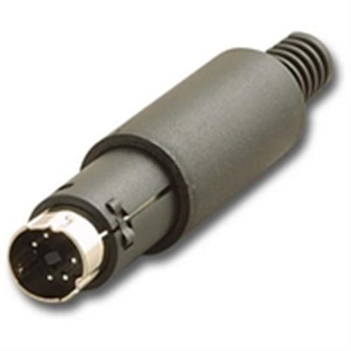 MINI DIN MALE CONNECTOR 5 PIN SOLDER CUP (MD-5P)