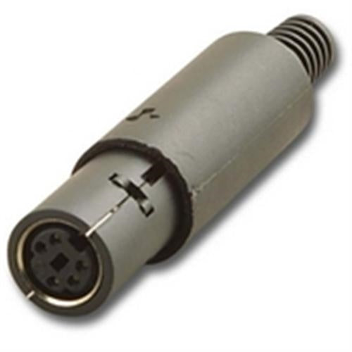 MINI DIN FEMALE CONNECTOR 5 PIN SOLDER (MD-5S)