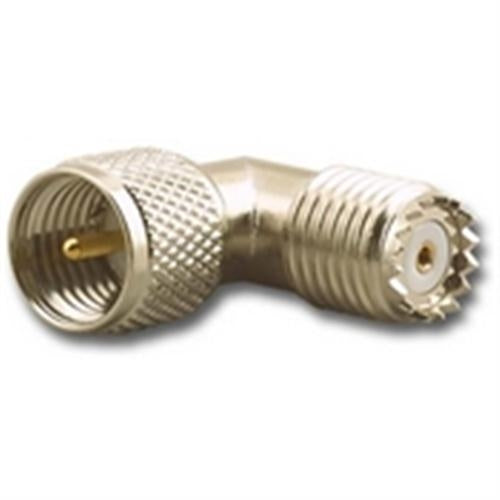 Mini uhf RIGHT ANGLE MALE/FEMALE ADAPTOR (MU-7231)