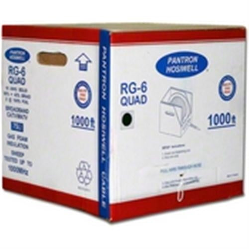 RG-6QUAD BLK 60/42%BRAID+FOIL 18AWG CCS (PCC-66840)