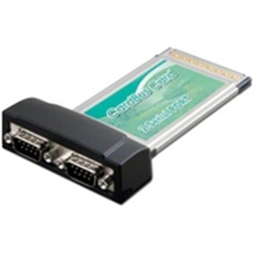 PCMCIA 2 PORT DB9 MALE SERIAL ADAPTOR (PCM-D9MS-2)