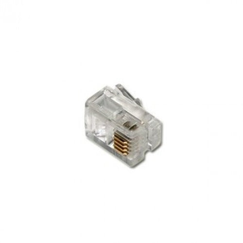 MODULAR PLUG 6P4C FOR SOLID PLUG (PT-064RS)