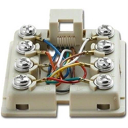 RJ-45 MODULAR MOUNTING BLOCK (PT-108A-8C)